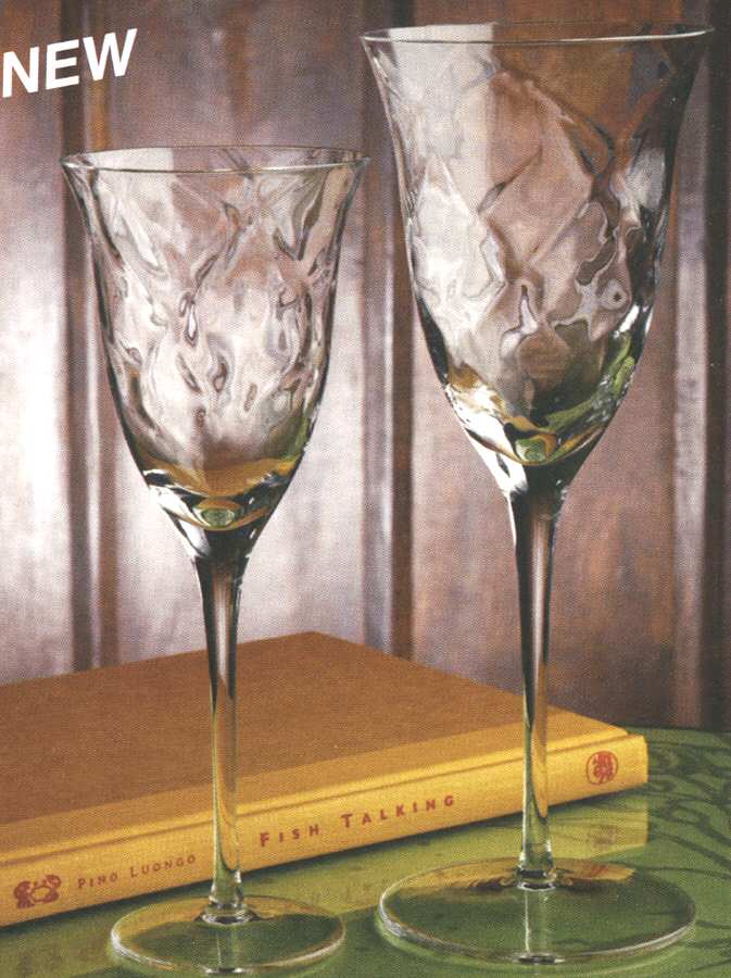 Cross Optic Water Goblet by Casafina-1
