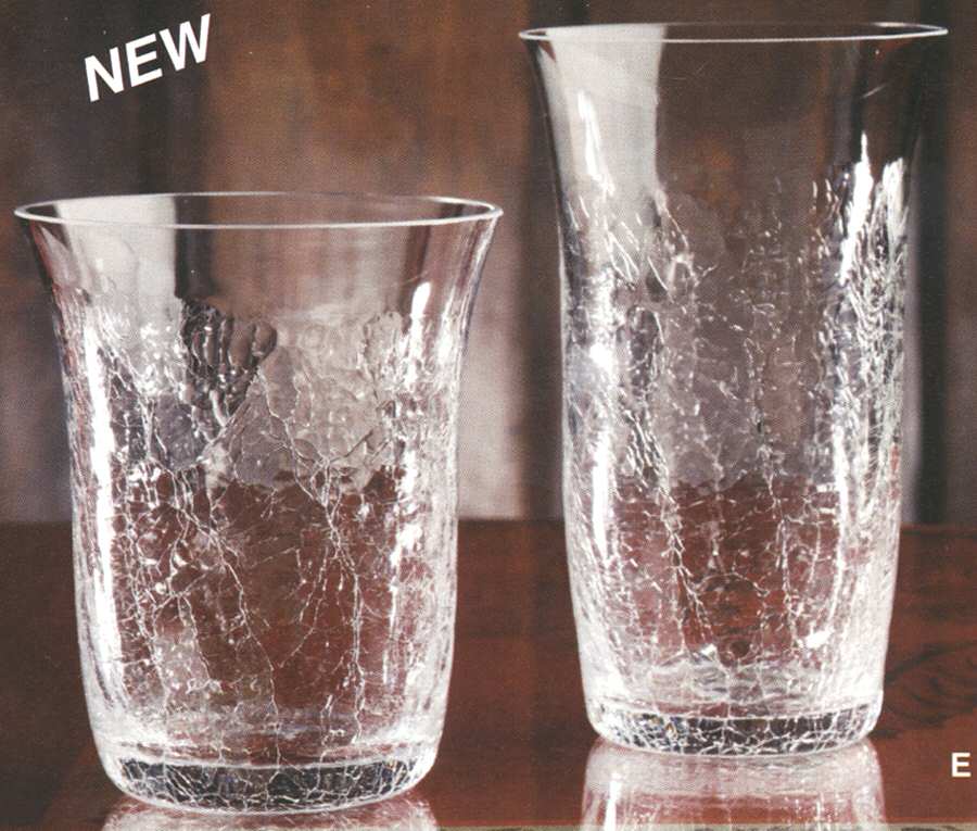 Crackle Flared Double Old Fashioned by Casafina-1