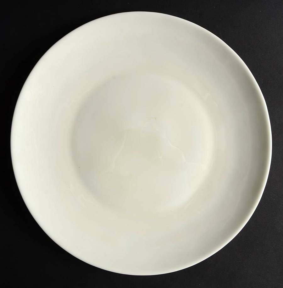 Murano Cream Dinner Plate by Crate & Barrel-1