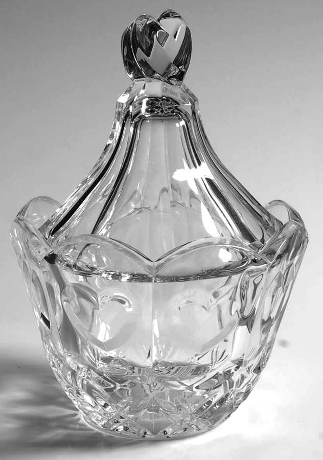 Sweetheart Candy Dish & Lid by Crystal Clear Industries-1