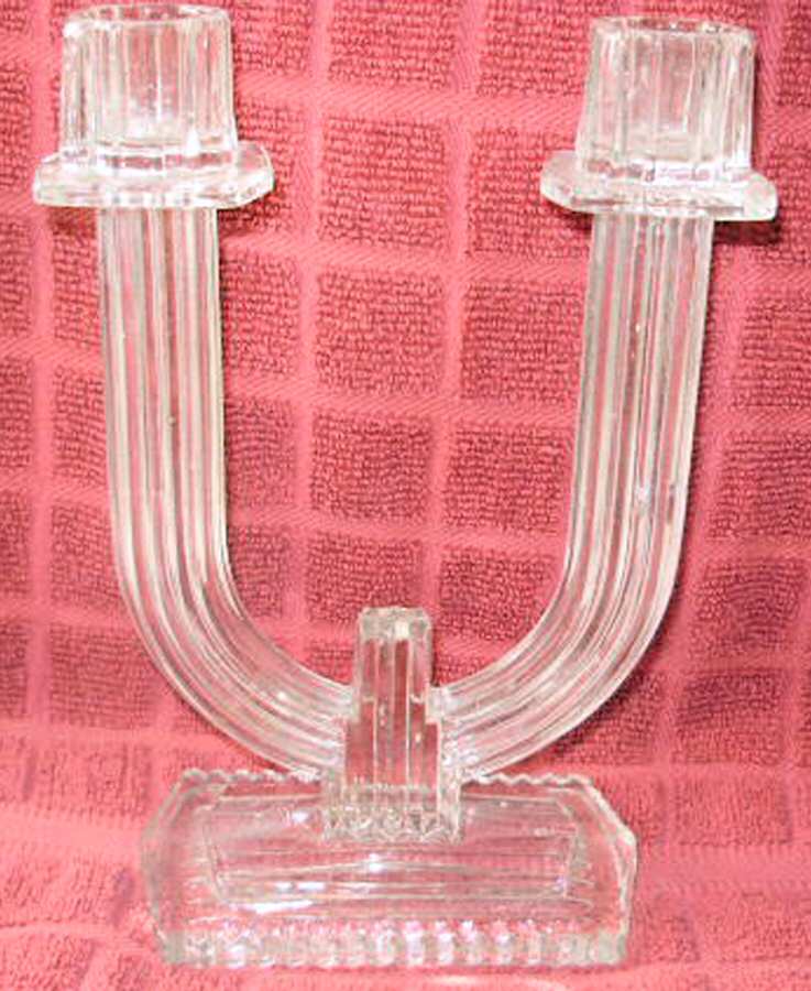 Giftware Double Light Candlestick by Czechoslovakia-1
