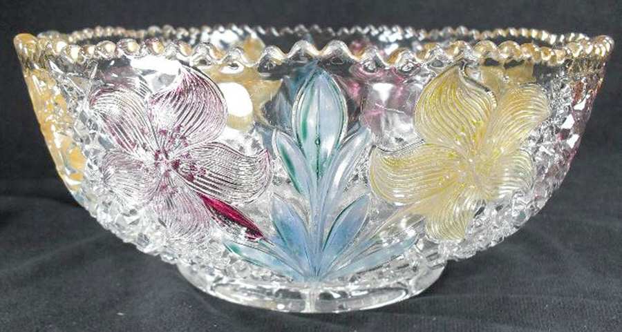 Lily Flashed 8" Round Bowl by Co-Operative Flint-1