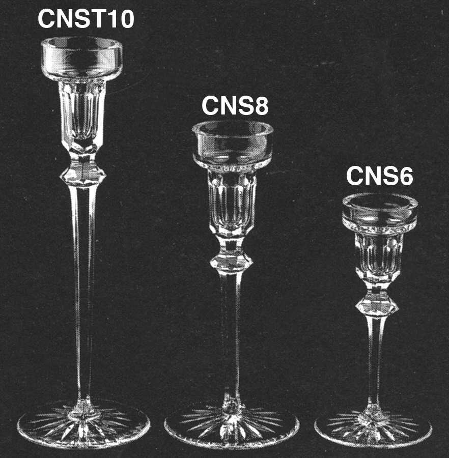 Starbrights 10" Tall Single Light Candlestick by Crystal Clear Industries-1