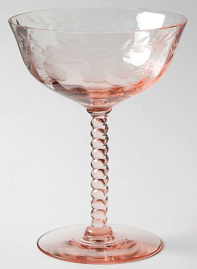 1426-8 Champagne/Tall Sherbet by Central Glass Works-1
