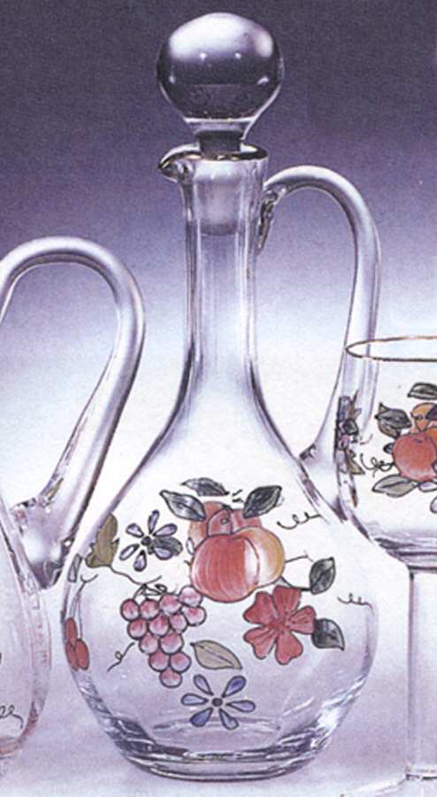 Venetian Fruit Decanter & Stopper by Crystal Clear Industries-1