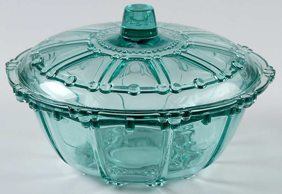 303186 Aqua Candy Box & Lid by Crystal Clear Industries-1