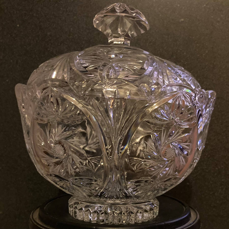 Edinburgh Candy Dish & Lid by Crystal Clear Industries-1