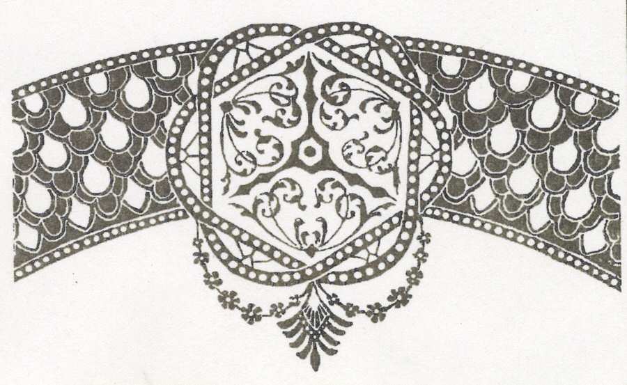 Etch 708 Pink Bread & Butter Plate by Cambridge-1