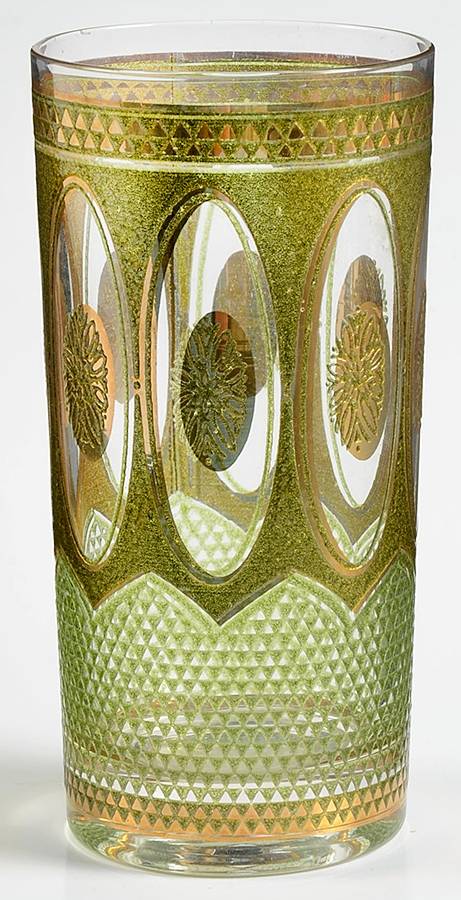 Regency Green Highball Glass by Culver-1