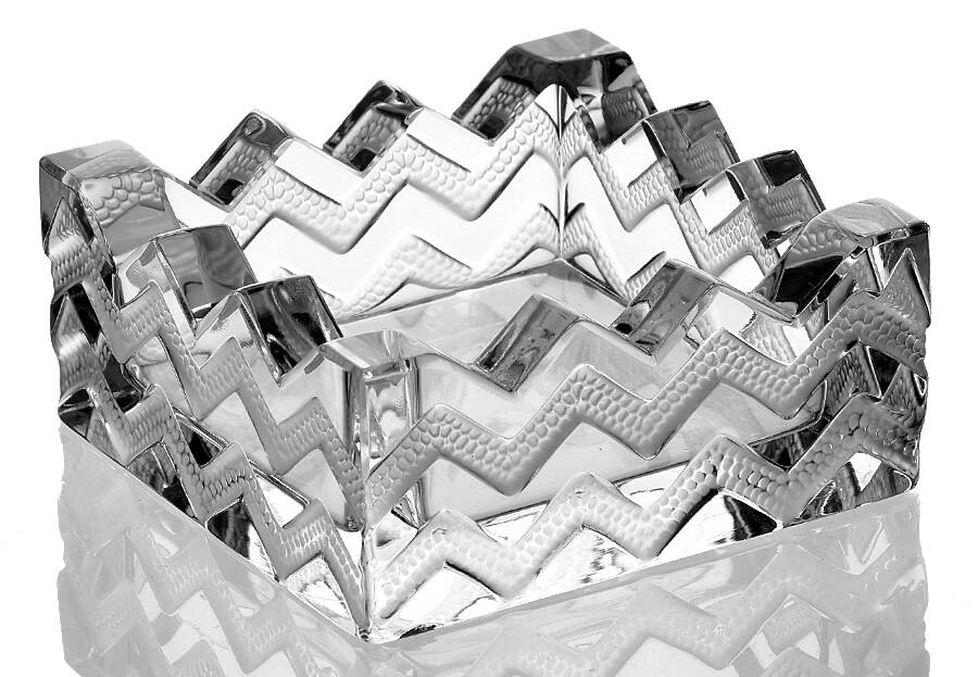 Smoking Accessories 4" Square Ashtray by Lalique-1