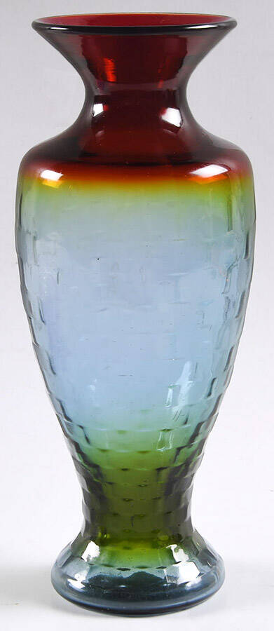 Block Optic Rubina Flower Vase by Cambridge-1
