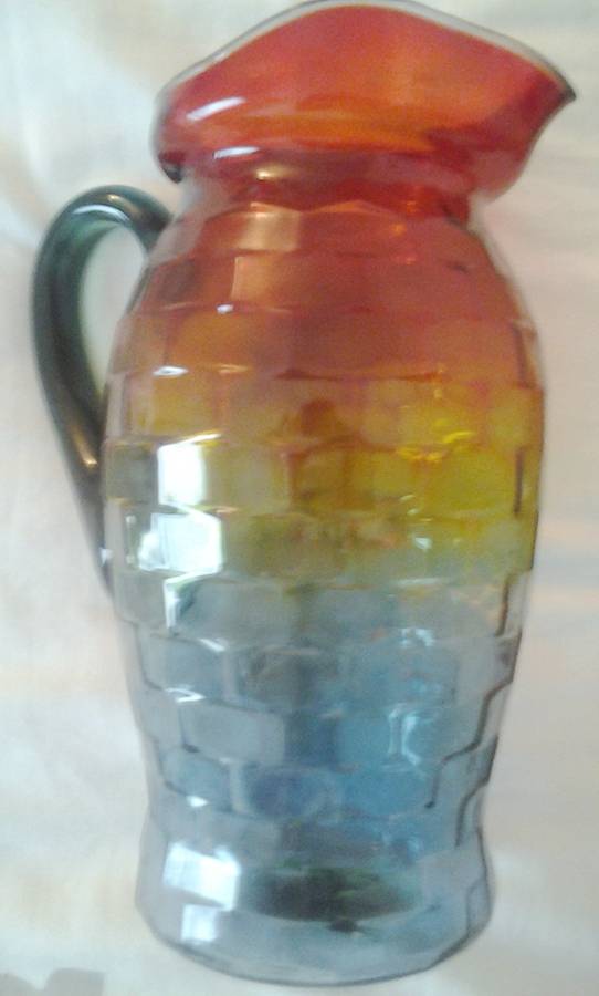 Block Optic Rubina Pitcher & Lid by Cambridge-1