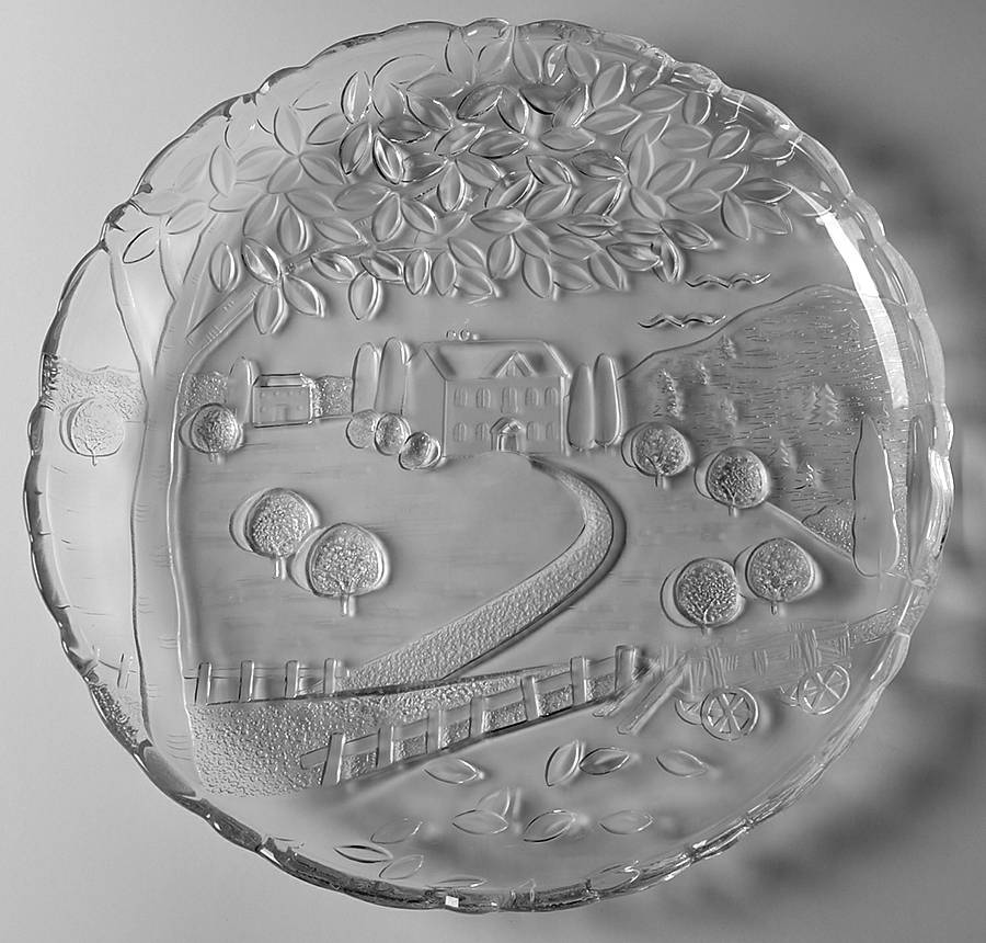 CCI37 14" Torte Plate by Crystal Clear Industries-1