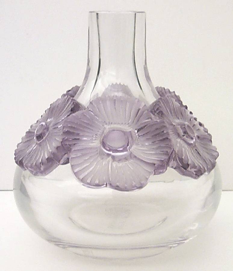 Atossa 7" Flower Vase by Lalique-1