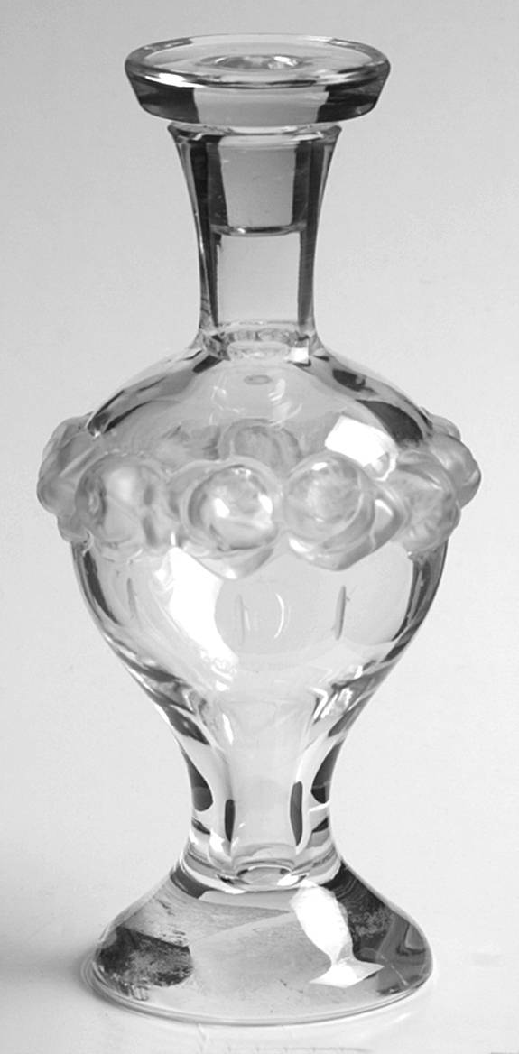 Crystal Lalique Perfume Bottles Martine Perfume Bottle & Stopper by Lalique-1