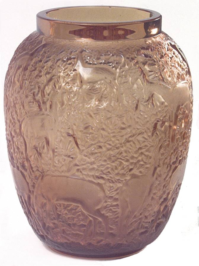 Biches 9" Flower Vase by Lalique-1