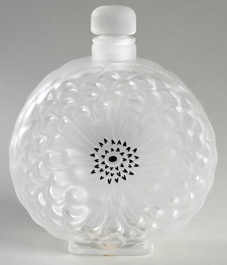 Dahlia Perfume Bottle & Stopper by Lalique-1