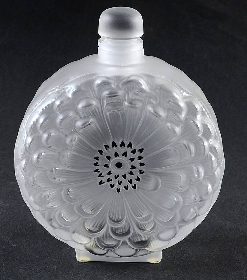 Dahlia Perfume Bottle & Stopper by Lalique-1