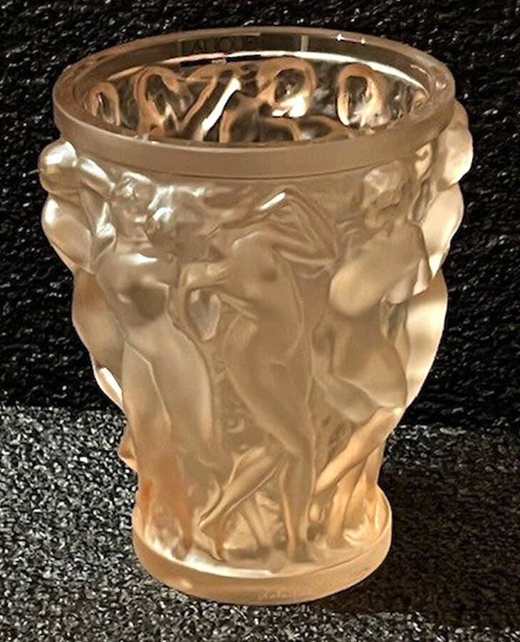 Bacchantes 5" Flower Vase by Lalique-1