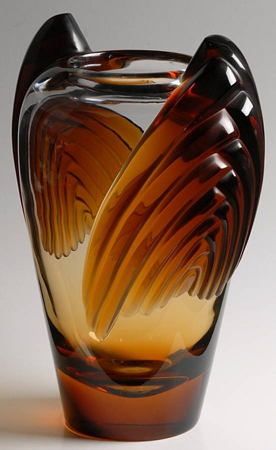Marrakesh 12" Flower Vase by Lalique-1