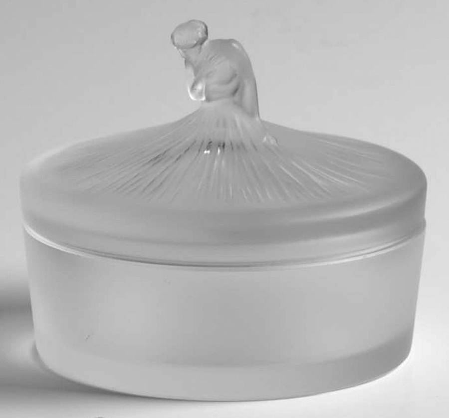 Degas Round Box & Lid by Lalique-1