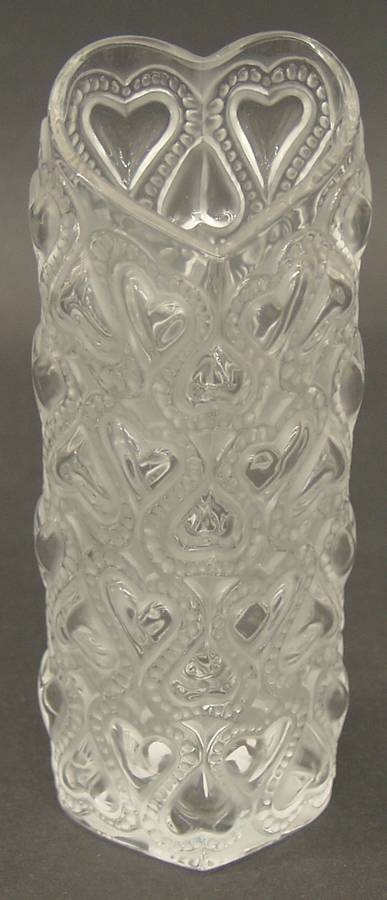 Amour 6" Flower Vase by Lalique-1