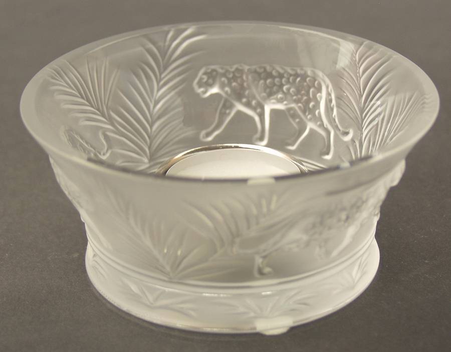 Jungle Votive Candleholder by Lalique-1