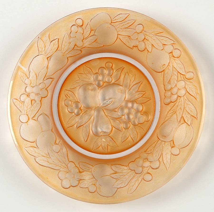 Martele' Brown (Light) Bread & Butter Plate by Consolidated-1