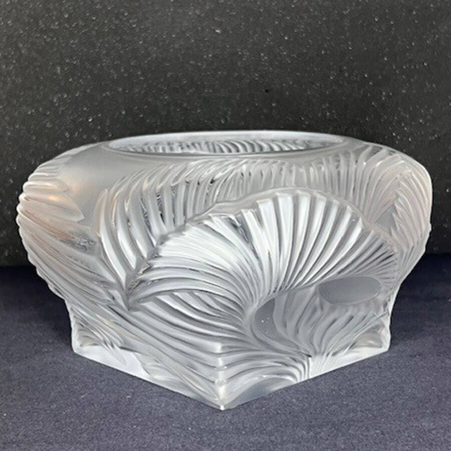 Hutan 9" Flower Vase by Lalique-1