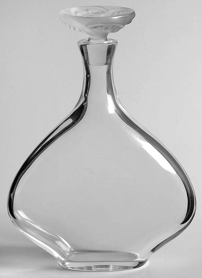 Mikado Decanter & Stopper by Lalique-1