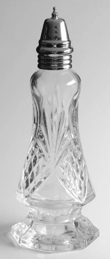 CCI38 Footed Shaker & Metal Lid by Crystal Clear Industries-1