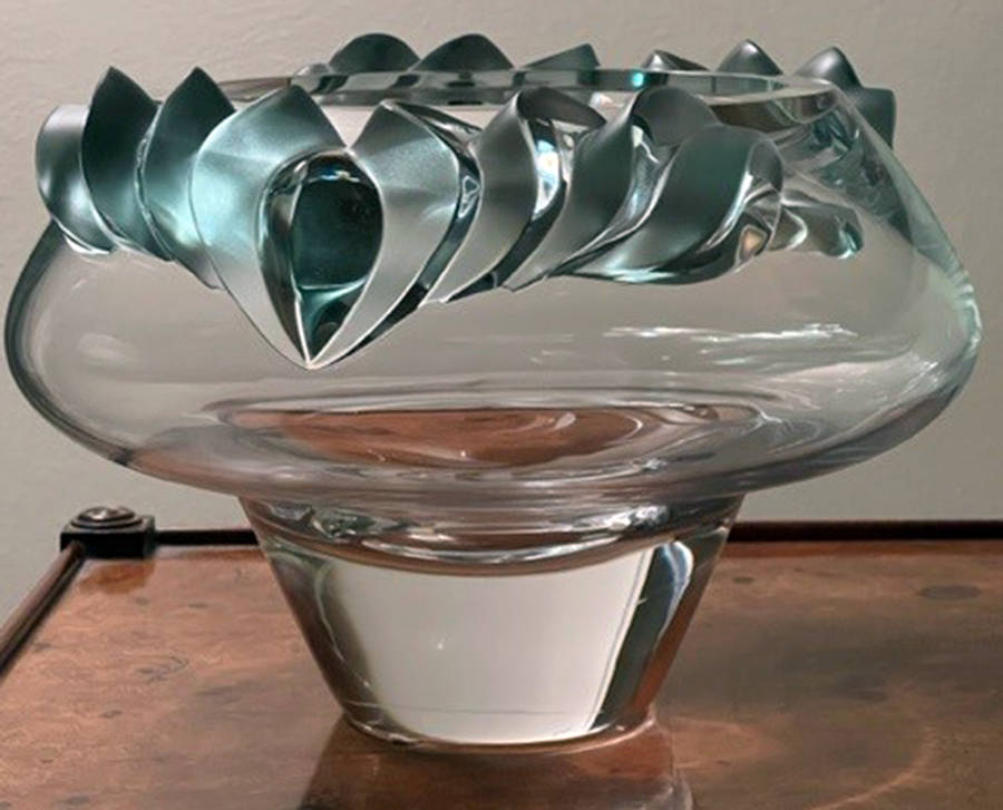 Persepolis Footed Bowl by Lalique-1
