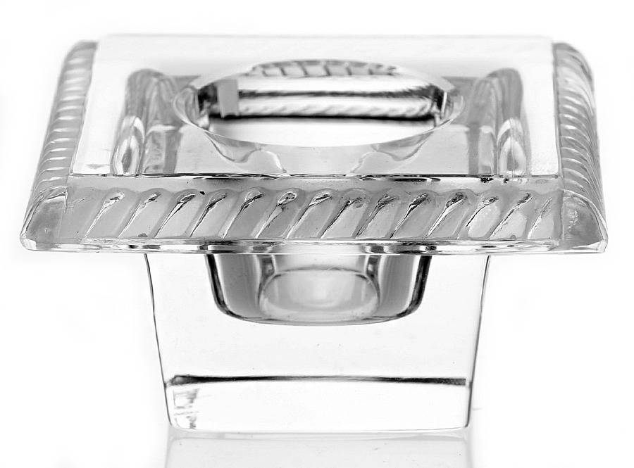 Sophie 2" Single Light Candlestick by Lalique-1