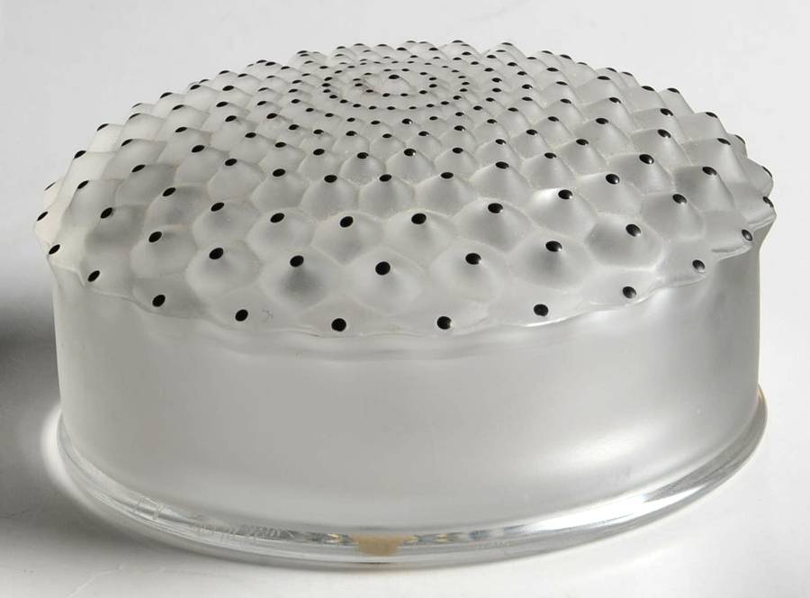 Cactus Round Box & Lid by Lalique-1