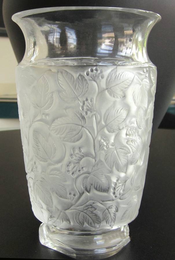 Deauville 5" Flower Vase by Lalique-1