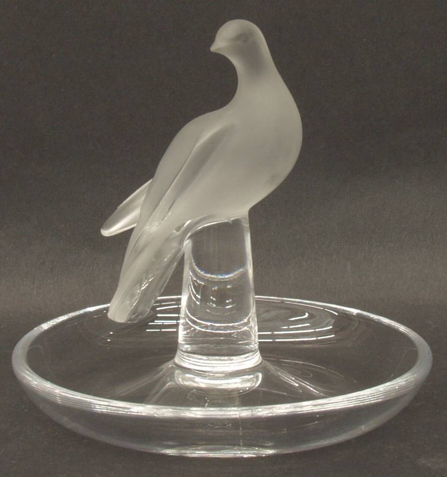 Charis Round Pin Tray by Lalique-1