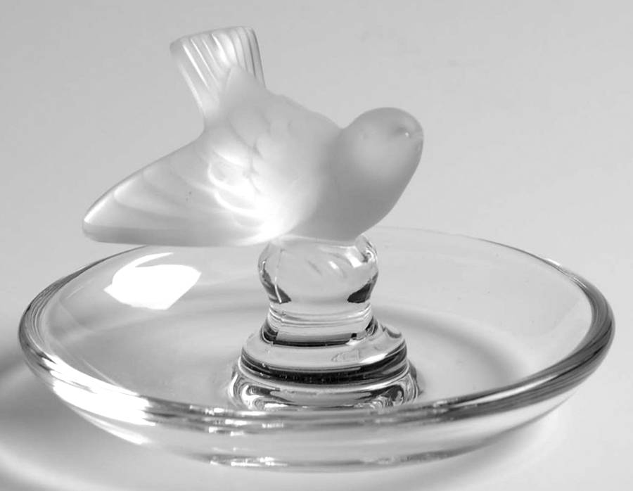 Rossignol Round Pin Tray by Lalique-1