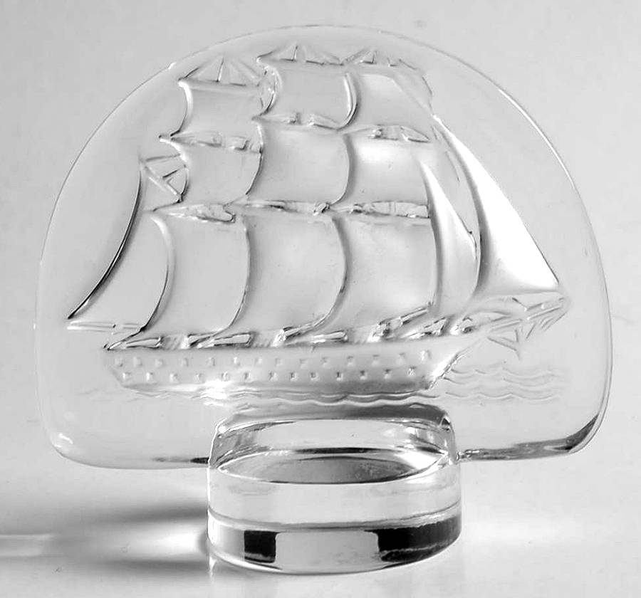 Caravelle Paperweight by Lalique-1