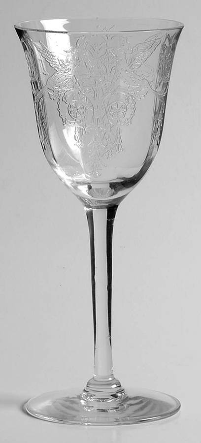 Harding Clear (Smooth Stem) Wine Glass by Central Glass Works-1