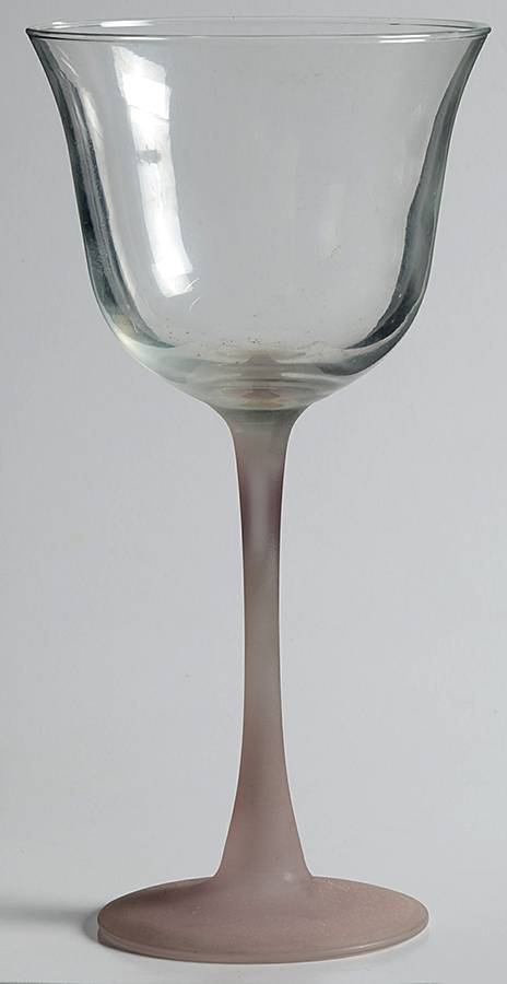 Tahiti Rose Water Goblet by Cristal D'Arques - Durand-1