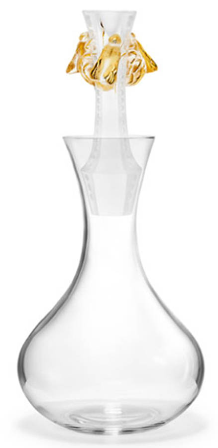 Abeilles Decanter & Stopper by Lalique-1