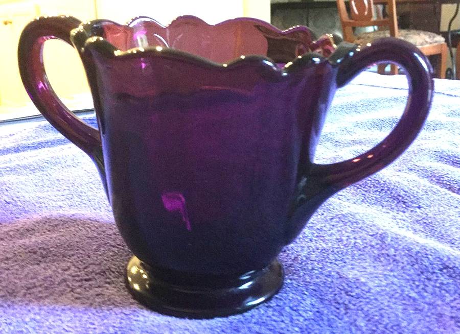 Newport Amethyst Open Sugar by New Martinsville-1