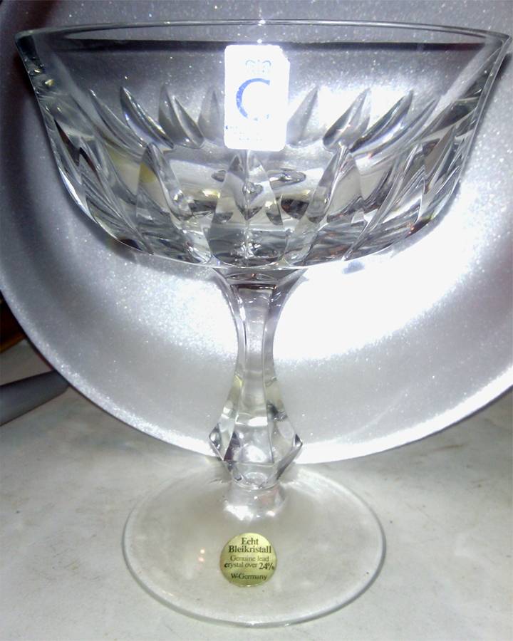 CRH13 Champagne/Tall Sherbet by Christinenhutte-1