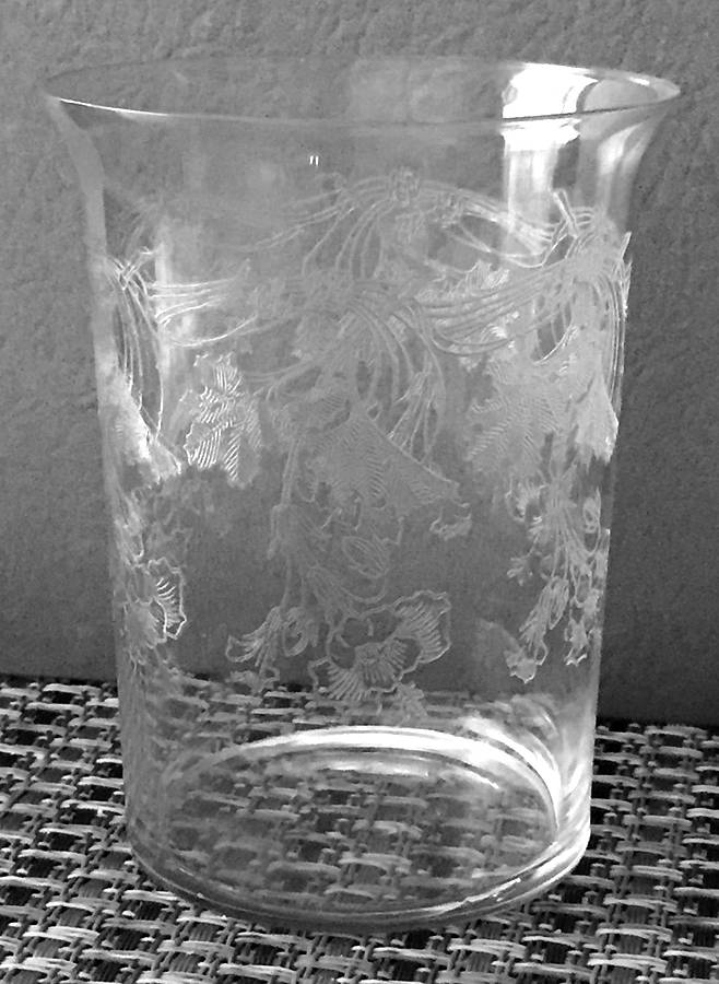 Scott's Morning Glory Clear Flat Tumbler by Central Glass Works-1