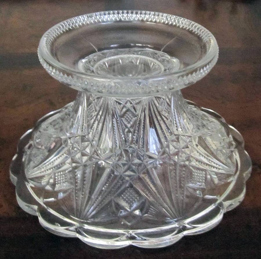 324 Clear Punch Bowl Stand by Co-Operative Flint-1