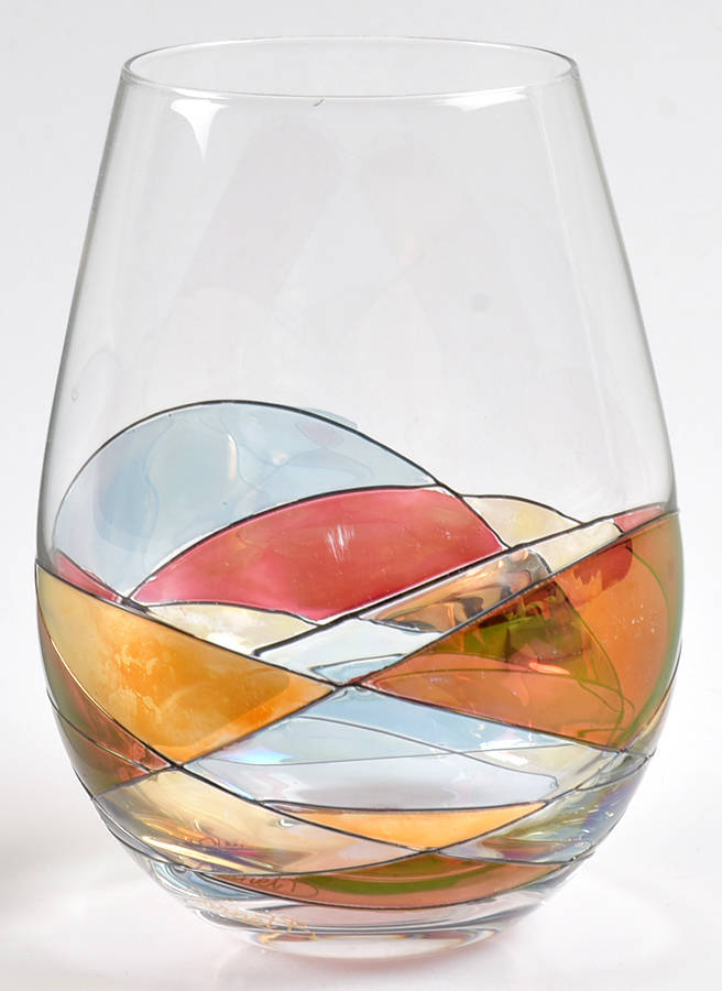 Sagrada Stemless Wine by Cornet Barcelona Cry-1