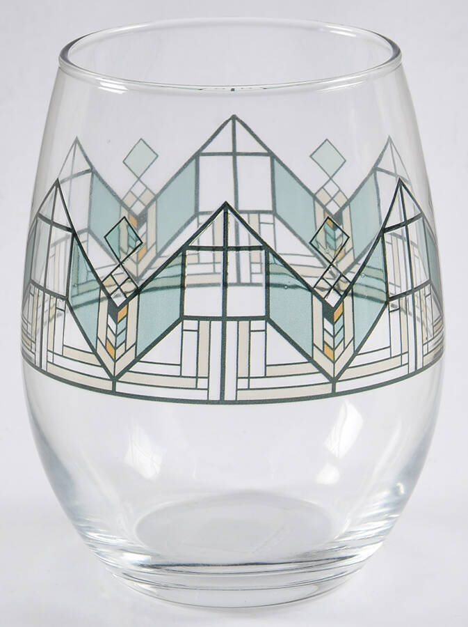 Frank Lloyd Wright Stemless White Wine by Culver-1