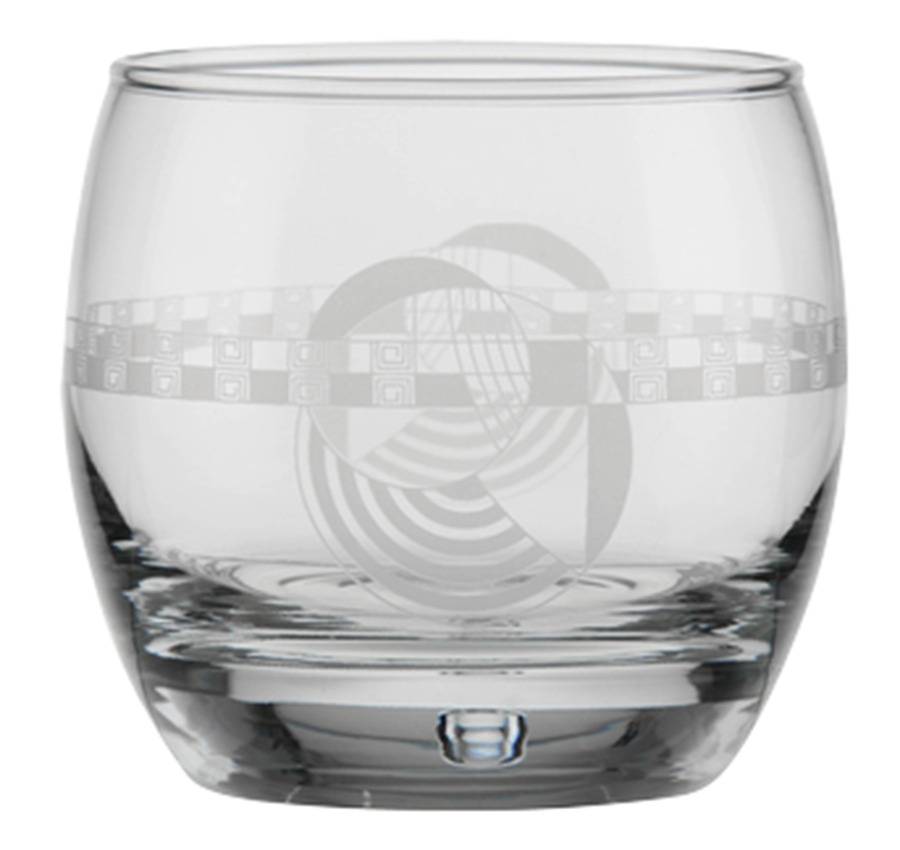 Frank Lloyd Wright On the Rocks Glass by Culver-1