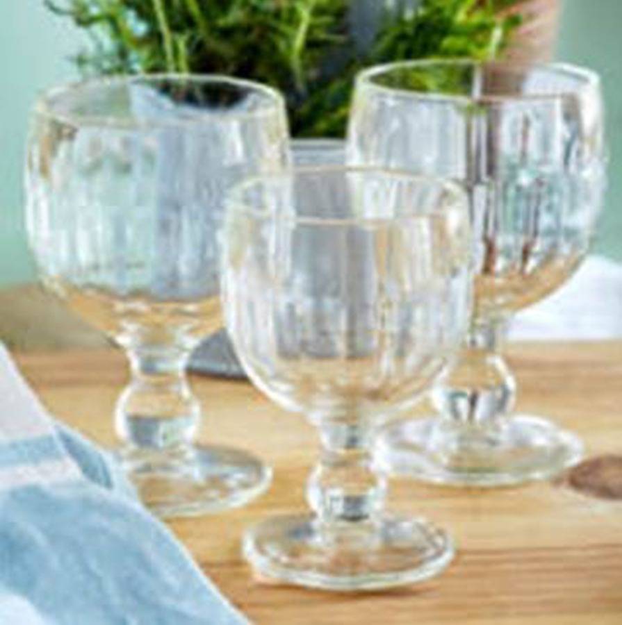 Retru Water Goblet by Costa Nova Crystal-1