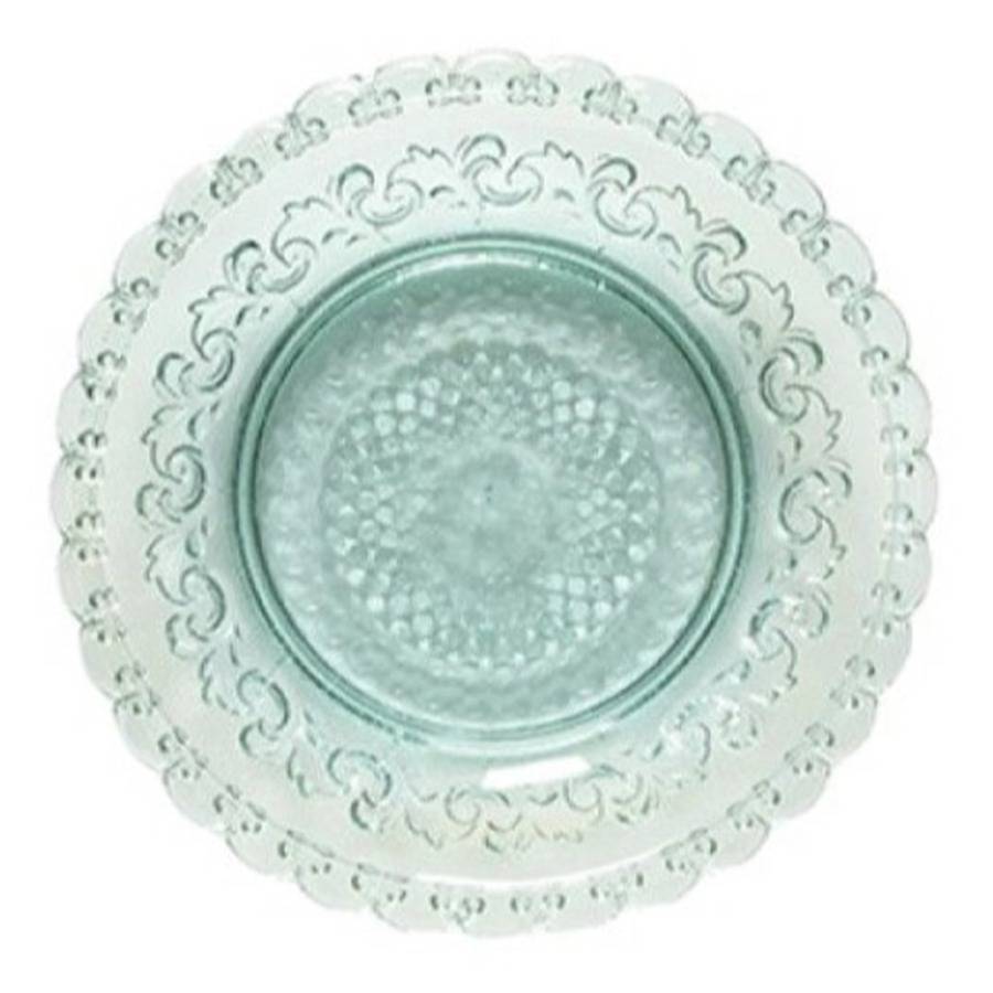 Heritage Aloe Bread & Butter Plate by Costa Nova Crystal-1